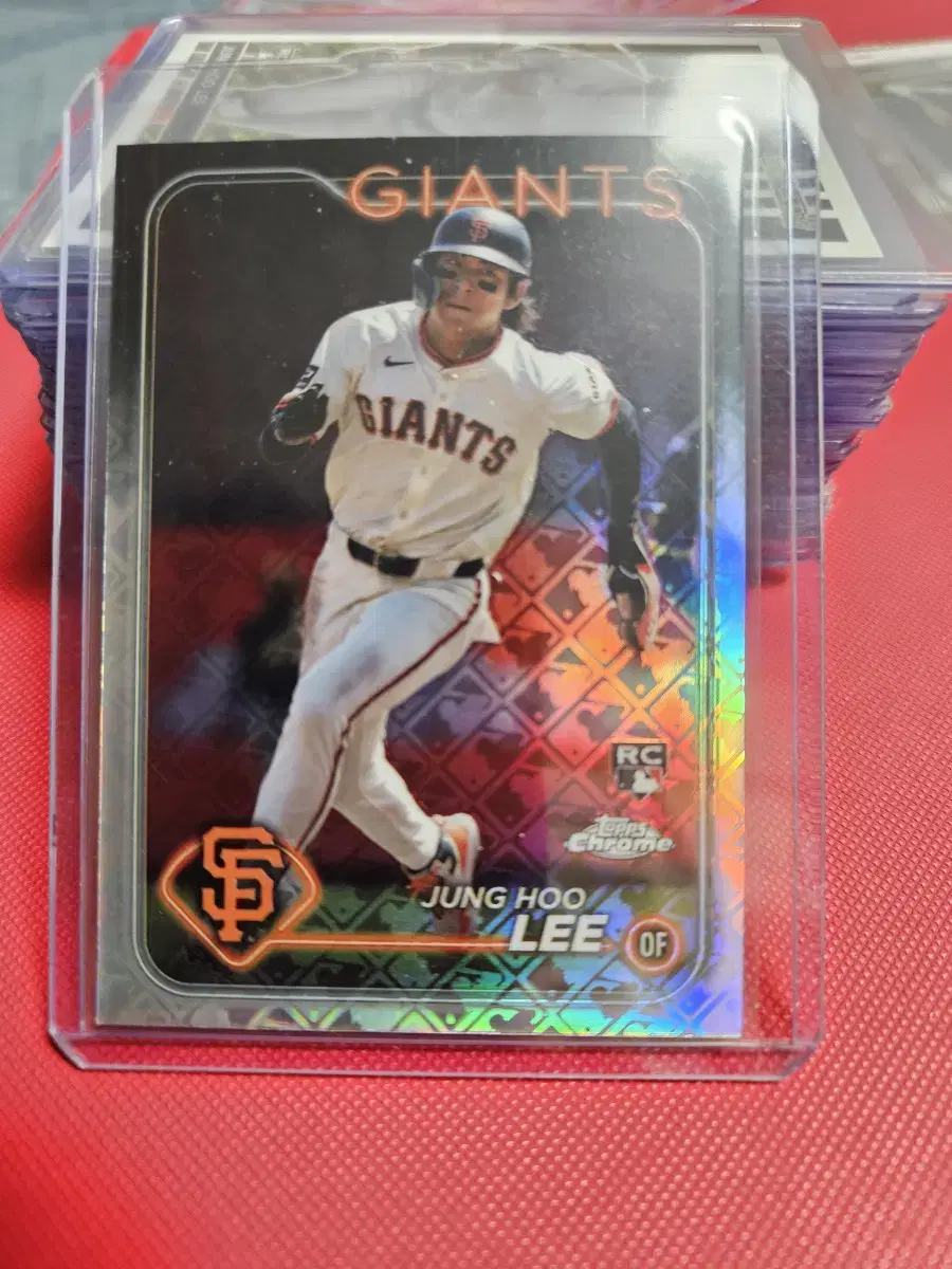 이정후 2024 Topps Chrome 로고프렉터 루키 카드